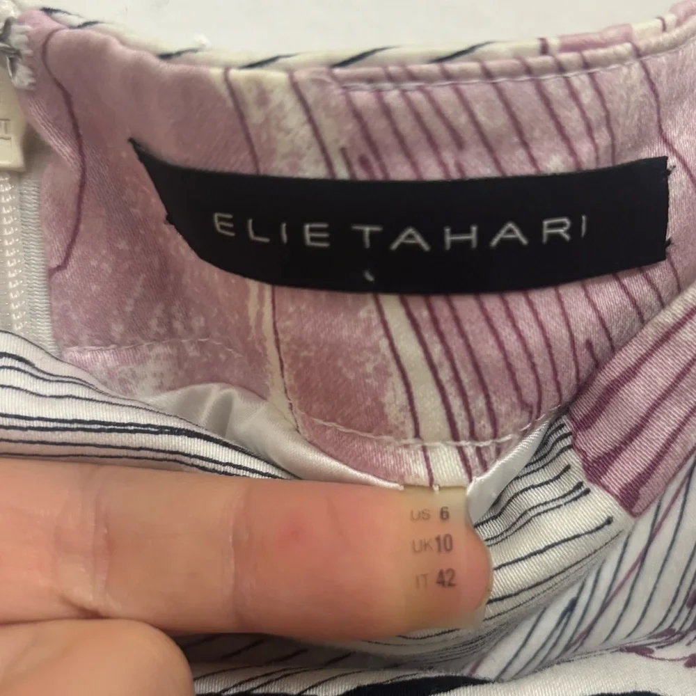 Elie Tahari Floral Pencil Skirt - Picture 8 of 13